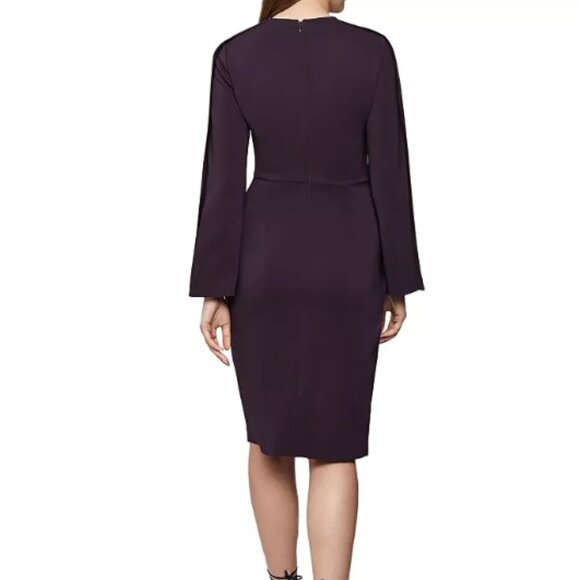 REISS Anouk Fitted Dress – Berry US 6 NWT - Picture 7 of 10